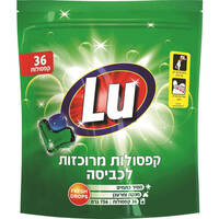 קפסולות מרוכזות לכביסה פרש דרופס לו 36 יחידות