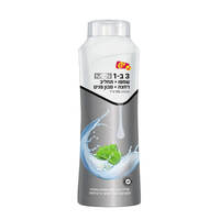 שמפו + תחליב רחצה + סבון פנים לגבר 3 ב-1 יש 700 מ