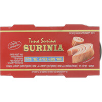 נתחי טונה בהירה במי מלח סוריניה 4 * 98 גרם