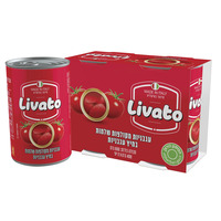 עגבניות מקולפות שלמות ליבאטו 2 * 400 גרם