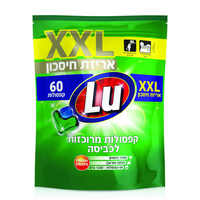 קפסולות מרוכזות לכביסה אקסטרה אקסטרה לארג' לו 60 יחידות