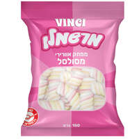 מרשמלו ממתק אוורירי מסולסל וינסי שופרסל 150 גרם
