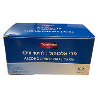 פדי אלכוהול 3*6 ס