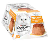 מזון לחתולים פטה עוף רבליישנ'ס גורמה 2 * 57 גרם