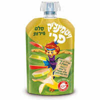 מחית סלט פירות בשקית לחיצה עם פקק ויטמינצ'יק 110 גרם