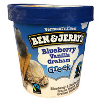 פרוזן יוגורט יווני קפוא עם וניל אוכמניות בן&ג'ריס 473 מ