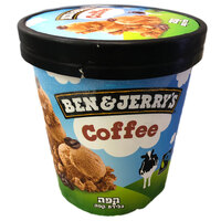 גלידת שמנת בטעם קפה בן&ג'ריס 500 מ