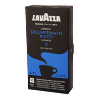 קפסולות קפה ריקו תואמות נספרסו נטול קפאין חוזק 6 לוואצה 10 יחידות