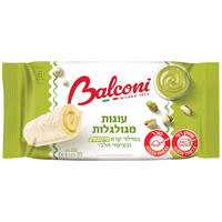 עוגות מגולגלות במילוי קרם פיסטוק ובציפוי חלבי צ'וקטה 6 * 37 גרם