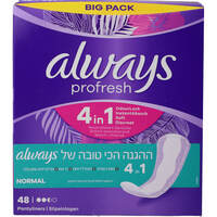 מגני תחתון פרו פרש 4ב-1 נורמל אולוויז 48 יחידות