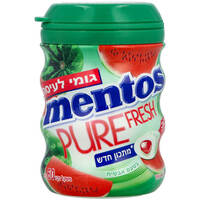 גומי לעיסה ללא סוכר בטעם אבטיח פיור פרש מנטוס 60 גרם