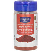פפריקה מתוקה בשמן בסגנון מרוקאי נפטון מוצרי מזון 80 גרם