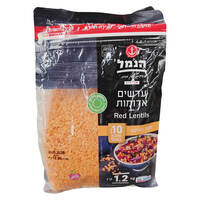 עדשים אדומות הנמל 1.2 קילו