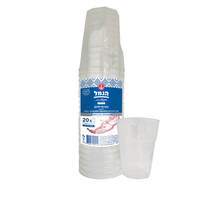 כוסות פרימיום חד פעמיות לשתיה קרה הנמל 20 יחידות