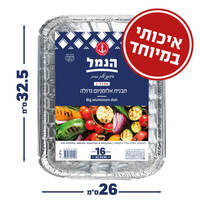 תבנית אלומיניום גדולה 32.5 * 26 ס