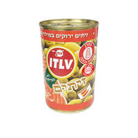 זיתים ירוקים עם סלמון אי. טי. אל. וי. 300 גרם