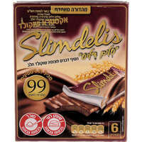 חטיף דגנים מצופה אקסטרא שוקולד חלב סלים דליס 6 * 20 גרם