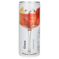 משקה אלכוהולי מוגז על בסיס יין 7% מוגז סנגריה רוזה בפחית גלאס א.ג.ת.ד.שיווק 250 מ