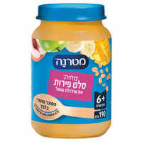 מחית סלט פירות עם שיבולת שועל שלב 3 מטרנה 190 גרם