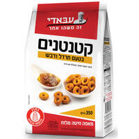 מאפה חיטה מלוח בטעם חרדל דבש קטנטנים של עבאדי 350 גרם