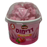 נשיקות מרנג בטעם תות שדה דרימוס אבאל יזמות 25 גרם