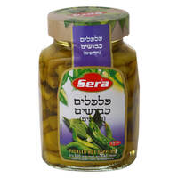 פלפלים ירוקים כבושים חריפים סרה 640 גרם