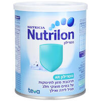 תרכובת מזון לתינוקות על בסיס מוצקי חלב אנטי ריפלוקס נוטרילון 400 גרם