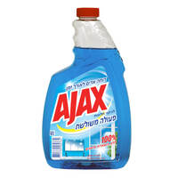 נוזל מילוי לניקוי חלונות פעולה משולשת אג'קס 750 מ