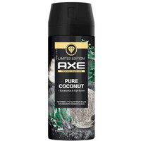 דאודורנט ספריי לגוף בניחוח פיור קוקוס אקס 150 מ