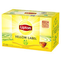 תה שחור יילו לייבל ליפטון 25 שקיקים