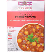 תבשיל הודי עם חומוס צ'אנה מסאלה ריל אינדיאן 300 גרם