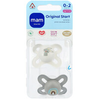מוצצי סיליקון אורתודנטיים לגילאי 0-2 חודשים מאם 2 יחידות