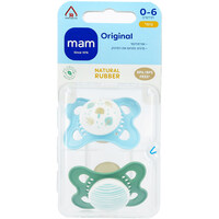 מוצצי גומי אורתודנטיים לגילאי 0-6 חודשים מאם 2 יחידות