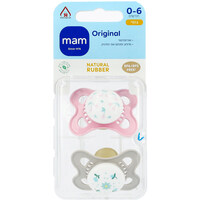 מוצצי גומי אורתודנטיים לגילאי 0-6 חודשים מאם 2 יחידות