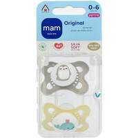 מוצצי סיליקון אורתודנטיים לגילאי 0-6 חודשים מאם 2 יחידות