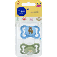 מוצצי סיליקון אורתודנטיים לגילאי 0-6 חודשים מאם 2 יחידות