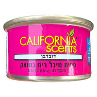 פחית מפיץ ריח מוצק אורגני מסטיק קליפורניה סנטס 42 גרם