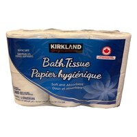 נייר טואלט דו שכבתי כפול קירקלאנד 6 גלילים