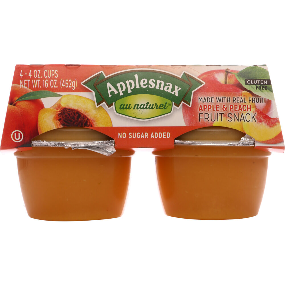 רסק תפוחי עץ+אפרסק ללתס רביעייה 452 גר