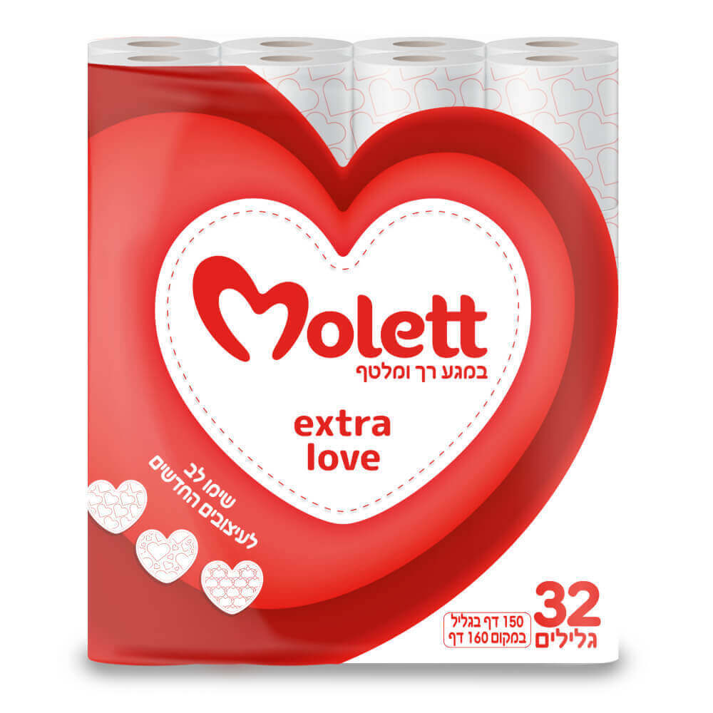נייר טואלט מולט 32 גלילים