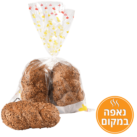 מארז4יח לחמניית חלה קלה