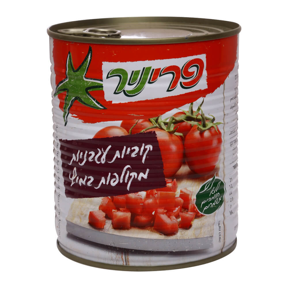 קוביות עגבניות במיץ 800ג