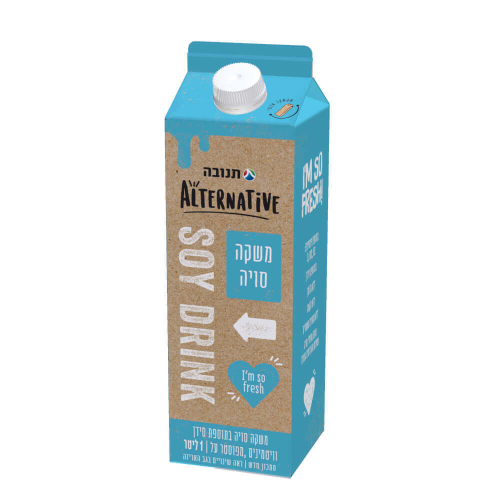 משקה סויה מועשר 1 לי