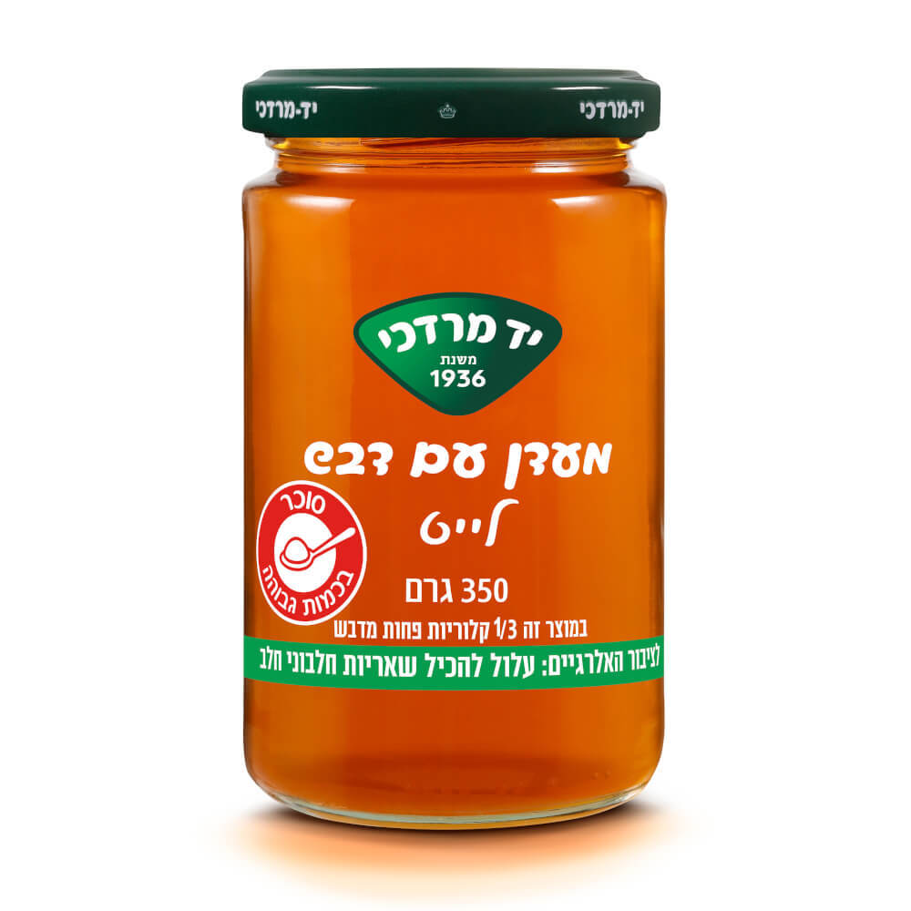 מעדן עם דבש ליט 350 גר`יד מרדכי