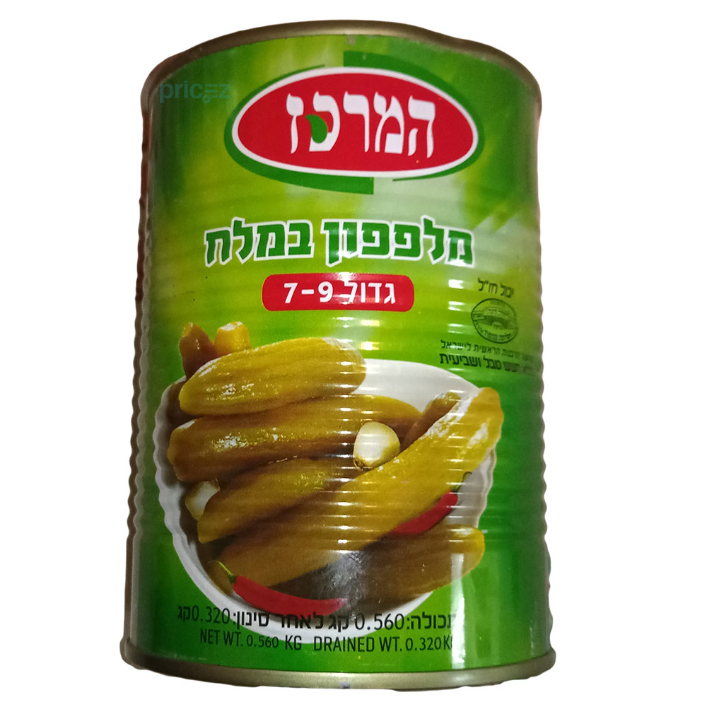 מלפפונים במלח 18-25 20 ג