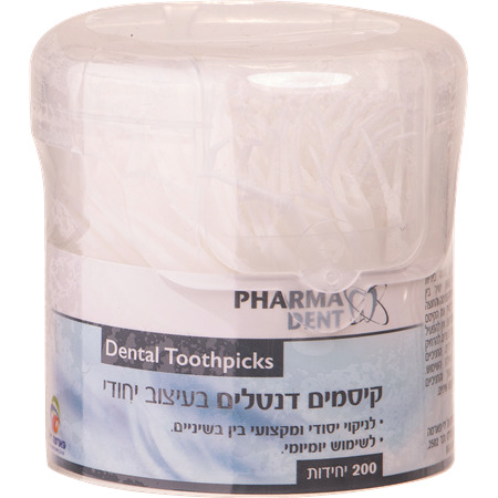 `קיסמים דנטלים 200 יח PHARMA DENT
