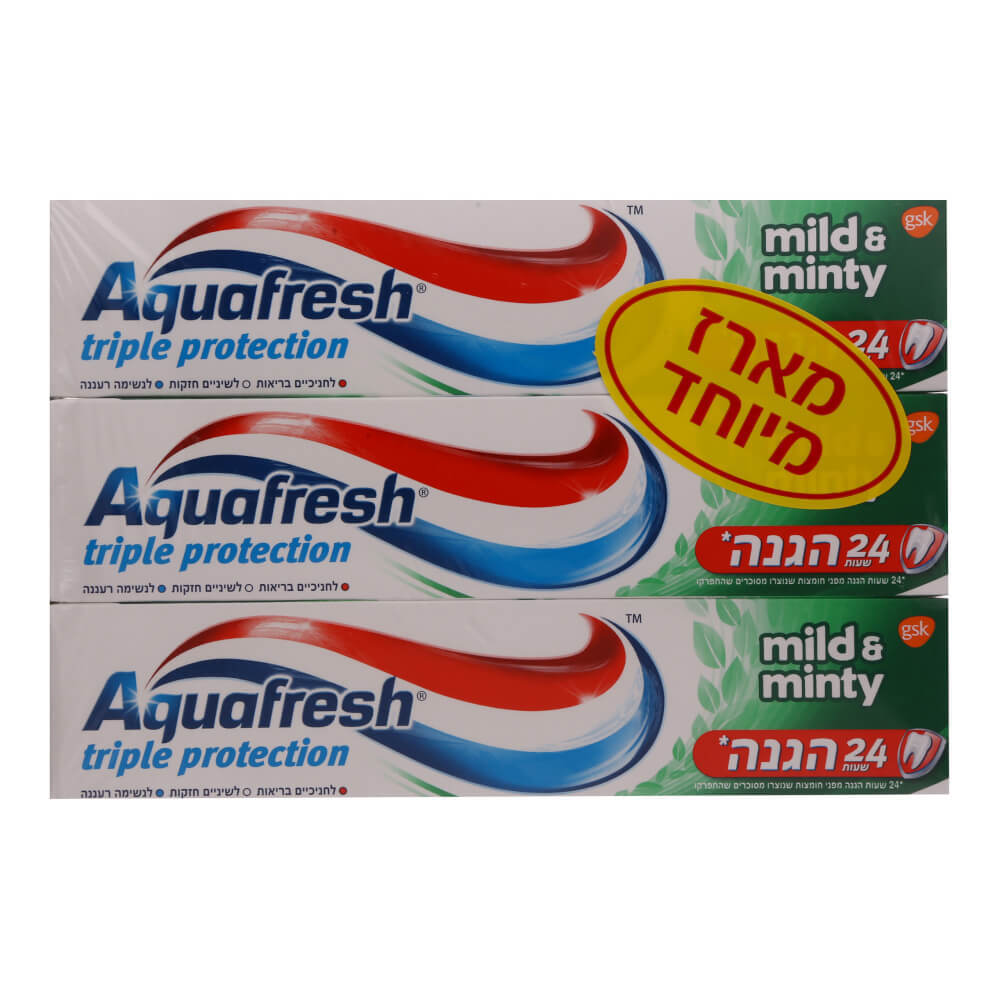 אקווה פרש עדין 100*3 מ"ל