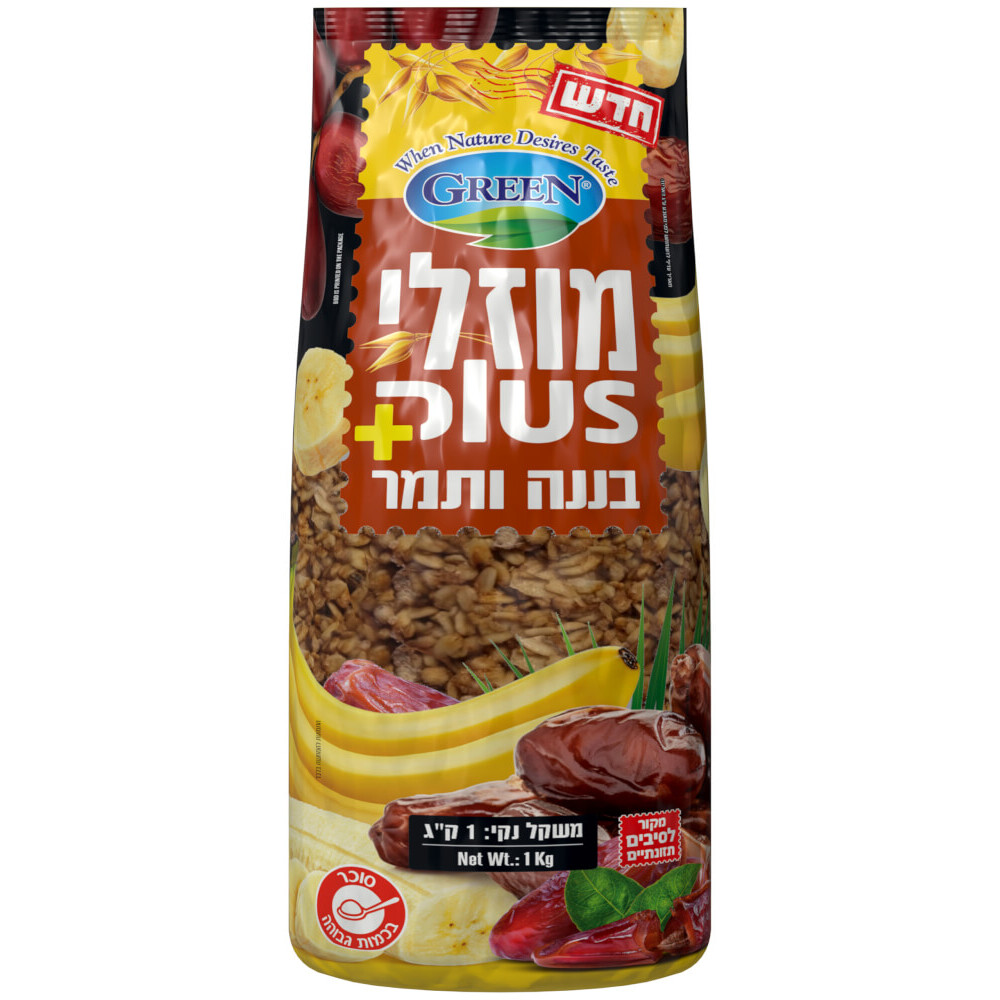 מיזלי בננה ותמר 1 ק"ג