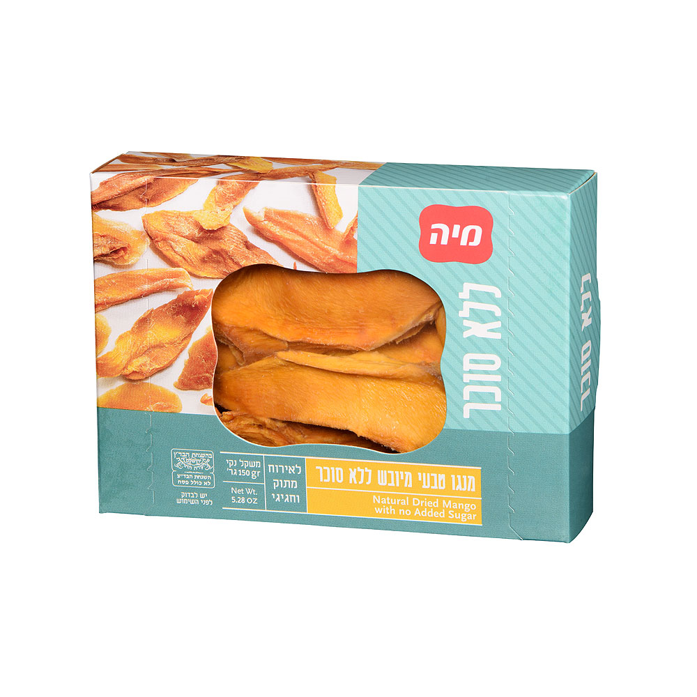 מנגו מיובש ללא סוכר150גר