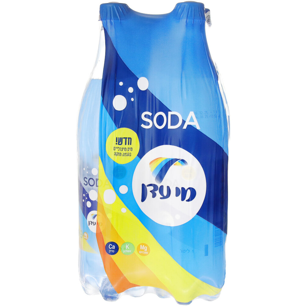 מי עדן סודה 1 ליטר רביעייה